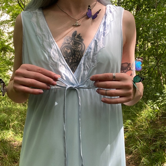 Vintage "Sears" Maxi Slip Dress - Picture 3 of 10